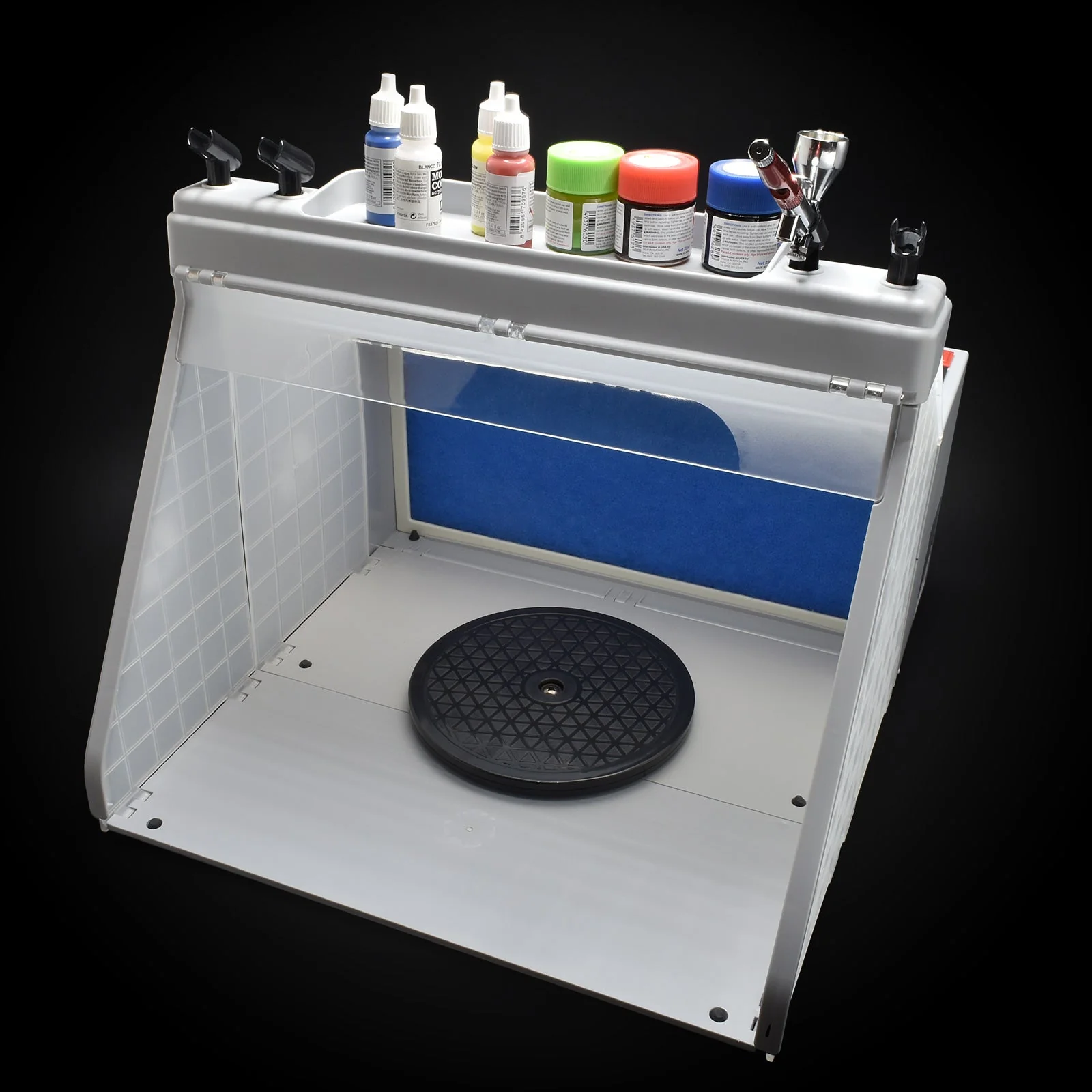 Airbrush Holder & Tray Attachment for the Micro-Mark Fold Up Spray Booth - Image 6