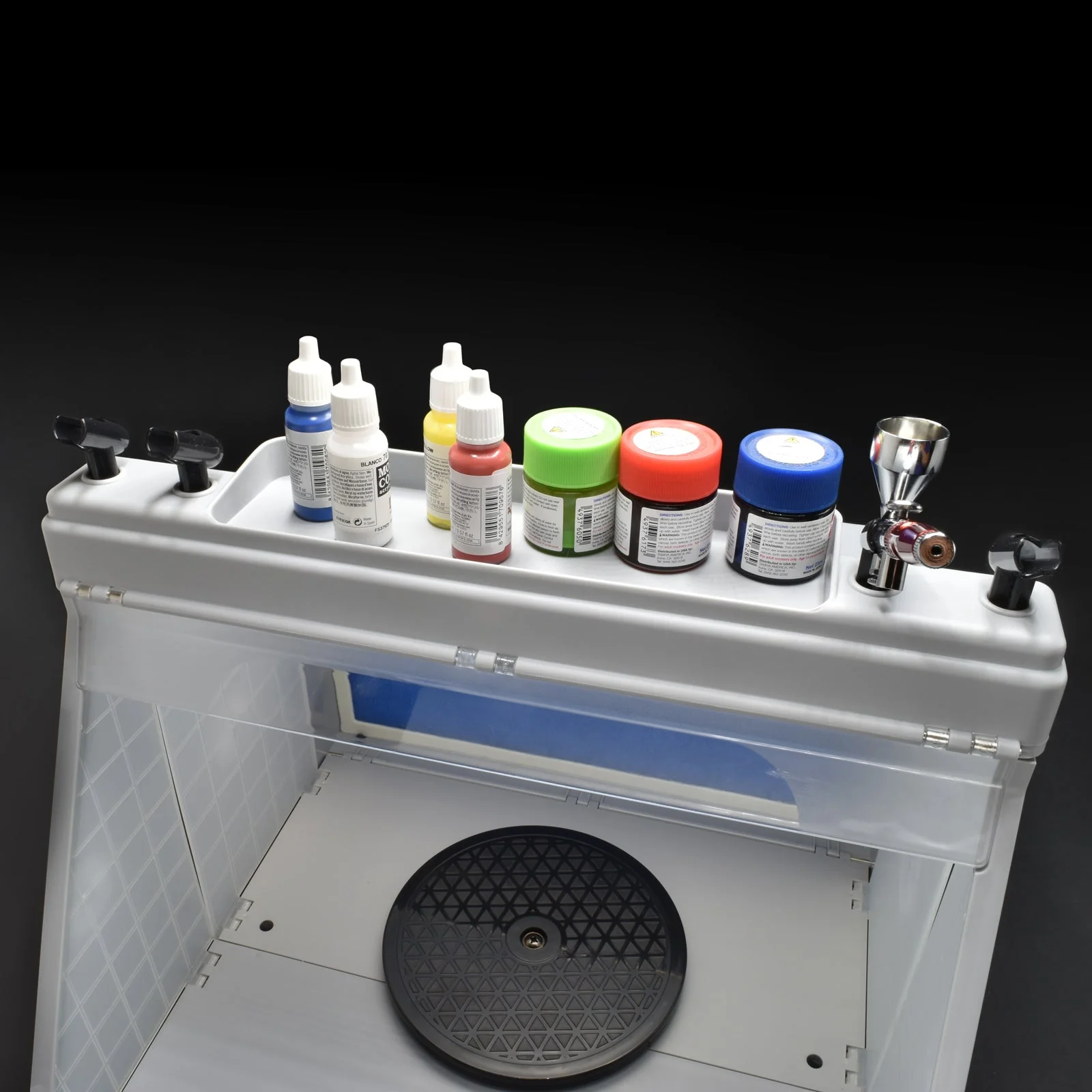 Airbrush Holder & Tray Attachment for the Micro-Mark Fold Up Spray Booth - Image 7